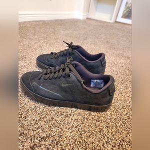 Suede nike shoes
